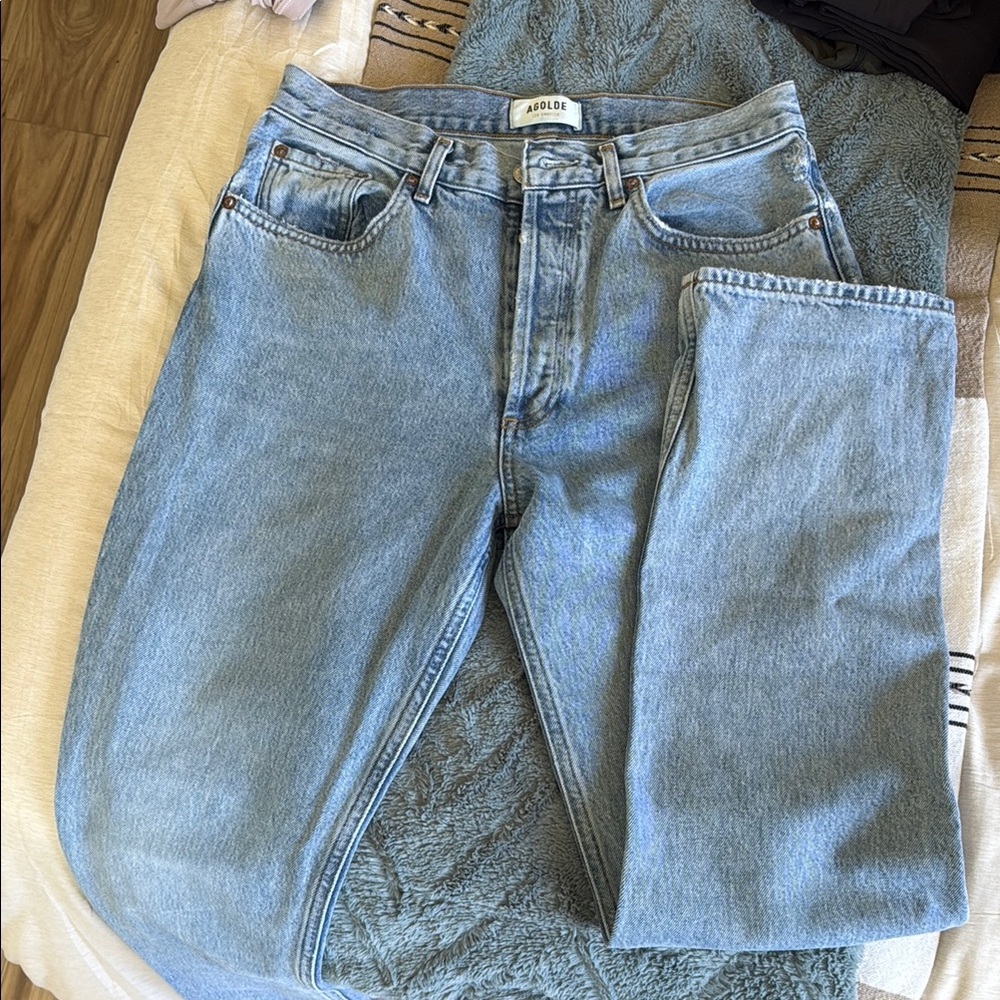 Agolde Blue Denim Jeans